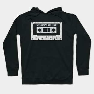 Modest Mouse - Vintage Cassette White Hoodie